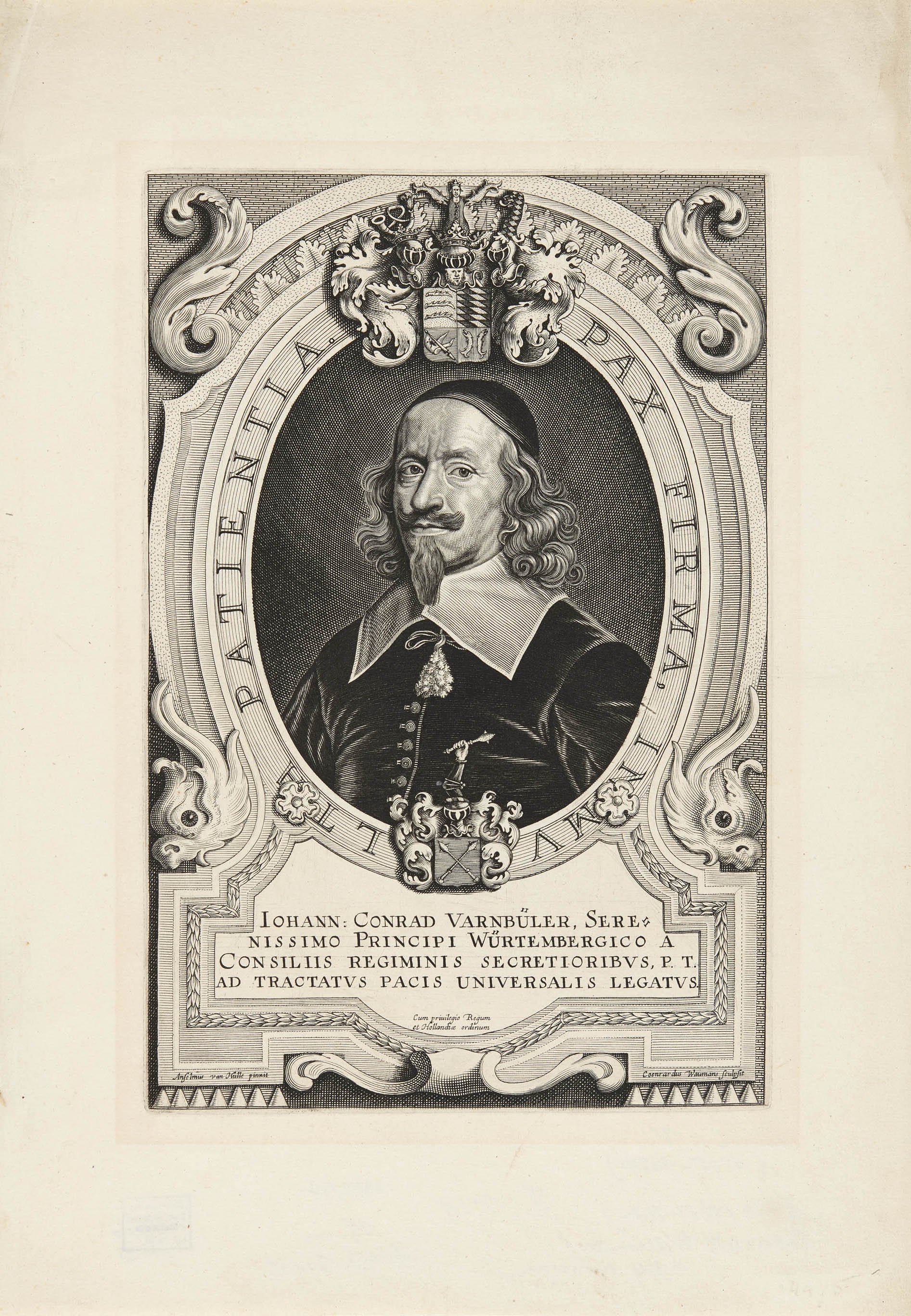 Coenrad Waumans, Bildnis Johann Konrad Varnbühler