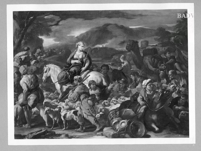 Luca Giordano, Carawane + many animals