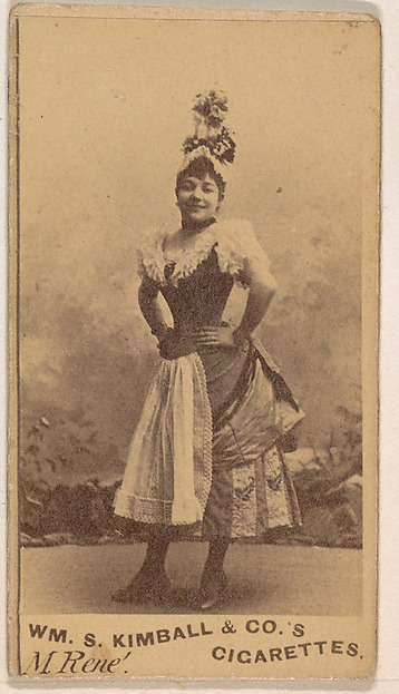 William S. Kimball & Company, Miss Rene, from the Actresses series (N203) issued by Wm. S. Kimball & Co.