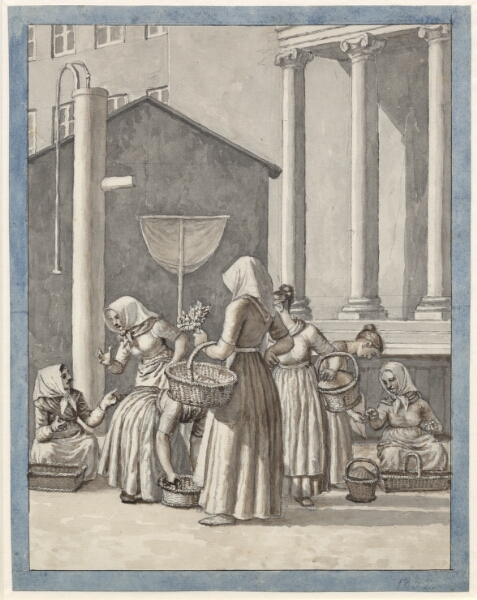 C.W. Eckersberg, Torvekoner i København