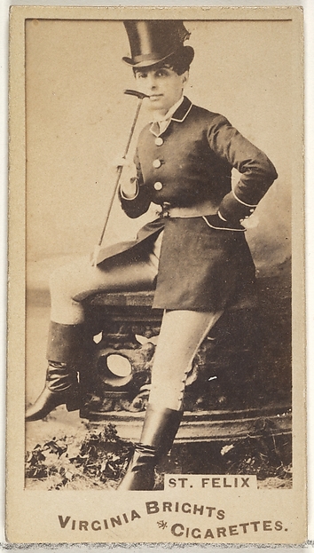 Allen & Ginter, St. Felix, from the Actors and Actresses series (N45, Type 1) for Virginia Brights Cigarettes