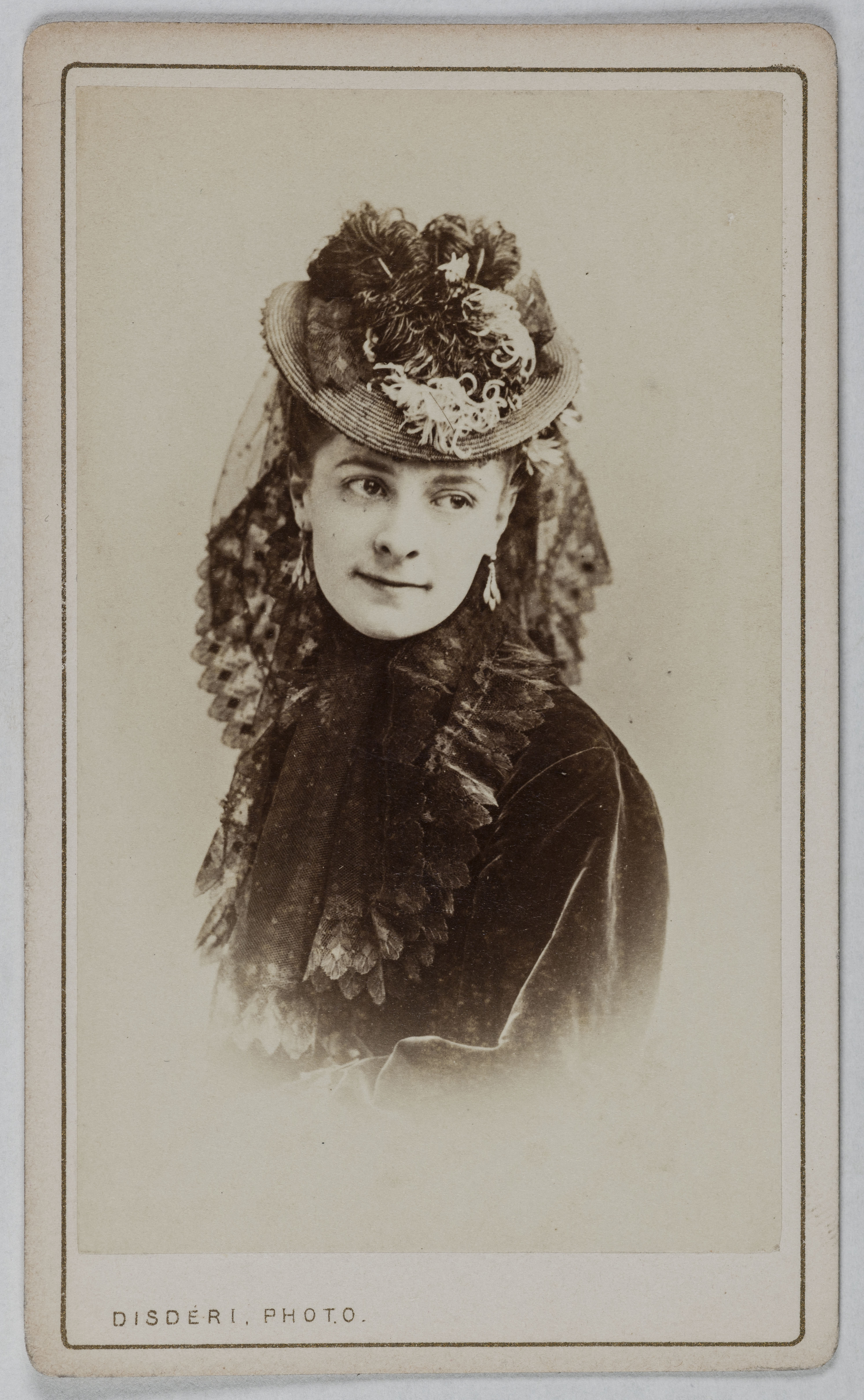 André-Adolphe-Eugène Disdéri, Portrait de Fowler (actrice)