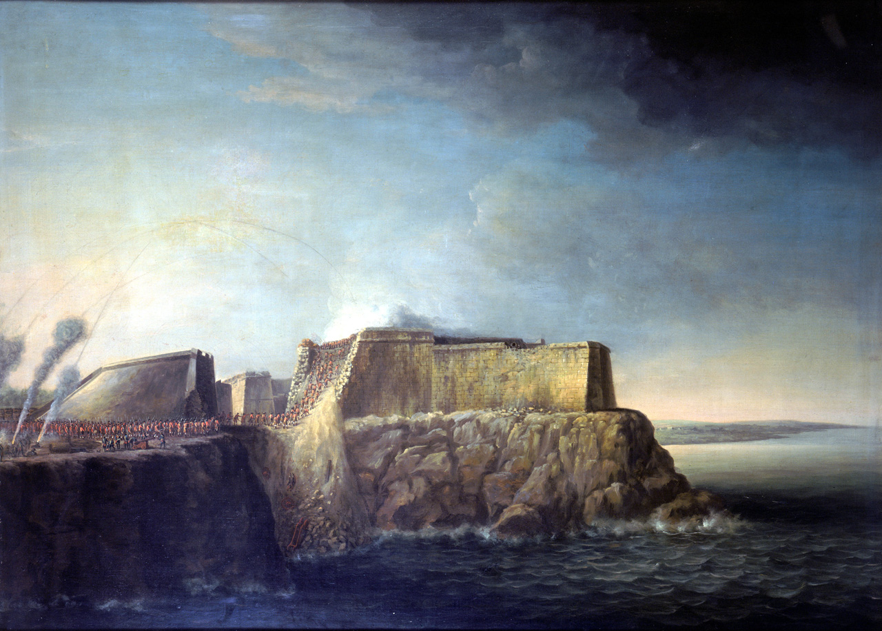 Dominic Serres, The Capture of Havana, 1762: Storming of Morro Castle, 30 July
