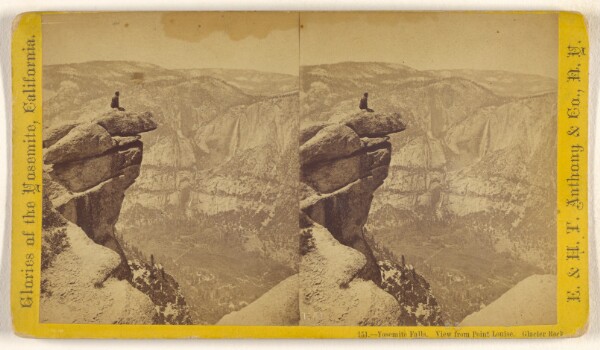 Edward and Henry T. Anthony & Co., Yosemite Falls. View from Point Louise. Glacier Park.