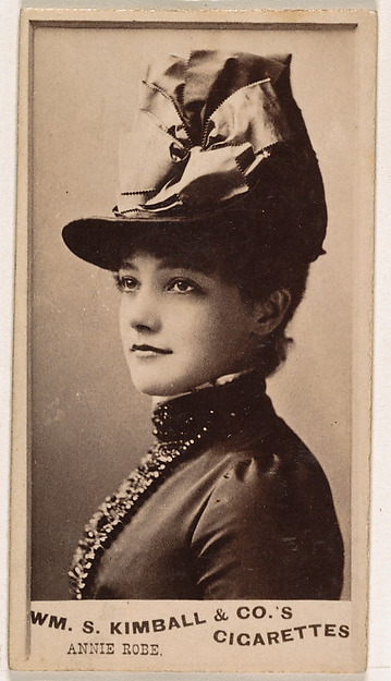 William S. Kimball & Company, Annie Robe, from the Actresses series (N203) issued by Wm. S. Kimball & Co.