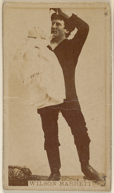 Allen & Ginter, Wilson Barrett, from the Actors and Actresses series (N45, Type 8) for Virginia Brights Cigarettes