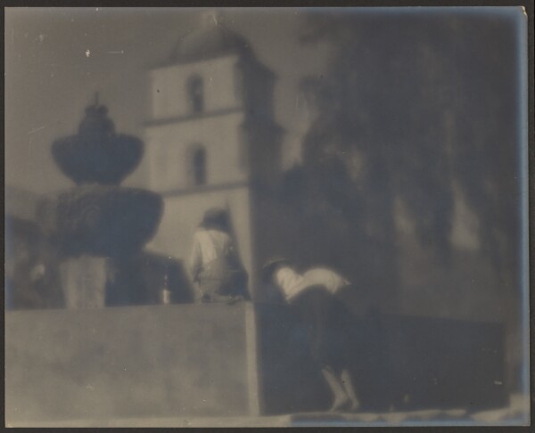 Louis Fleckenstein, [Children at Bell Tower]