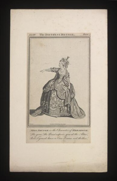 Unknown, Miss Younge in the Character of Hermione