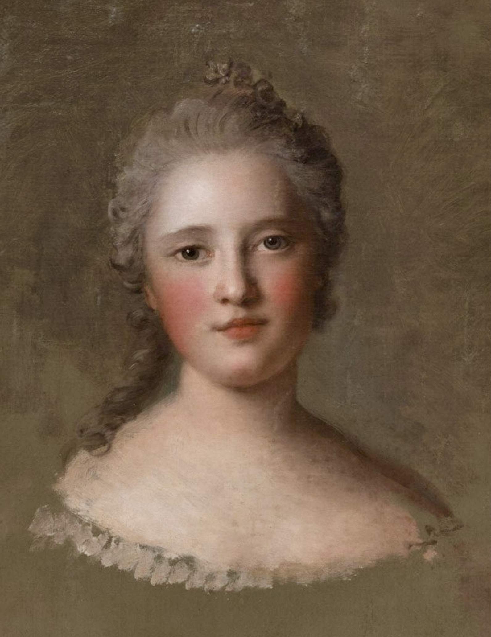 Jean-Marc Nattier, Study for the portrait of Marie Josèphe of Saxony