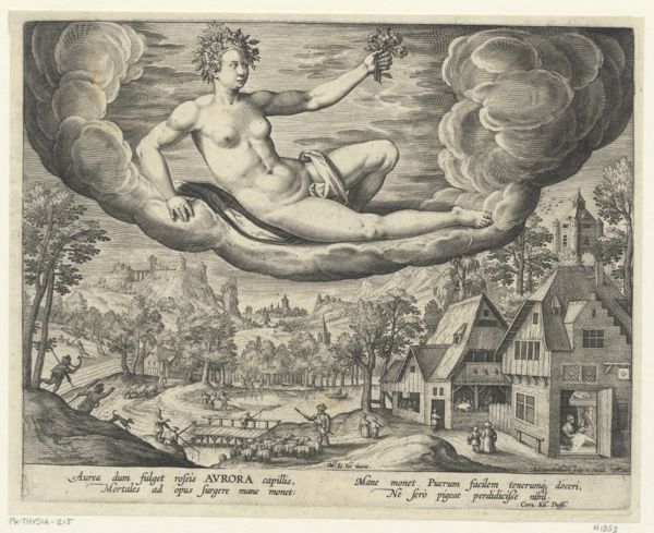 Collaert, Adriaen, (-1618), (printmaker), The four times of day: Dawn
