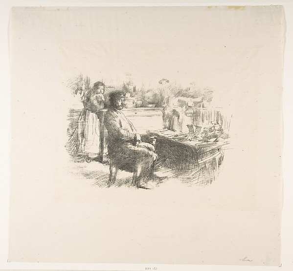 James McNeill Whistler, The Shoemaker (The Shoemaker, Dieppe)