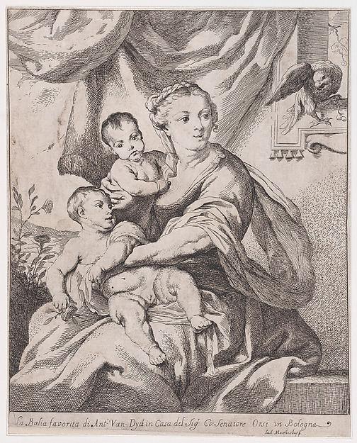 Giuseppe Maria Crespi, The favorite nanny (La balia favorita)