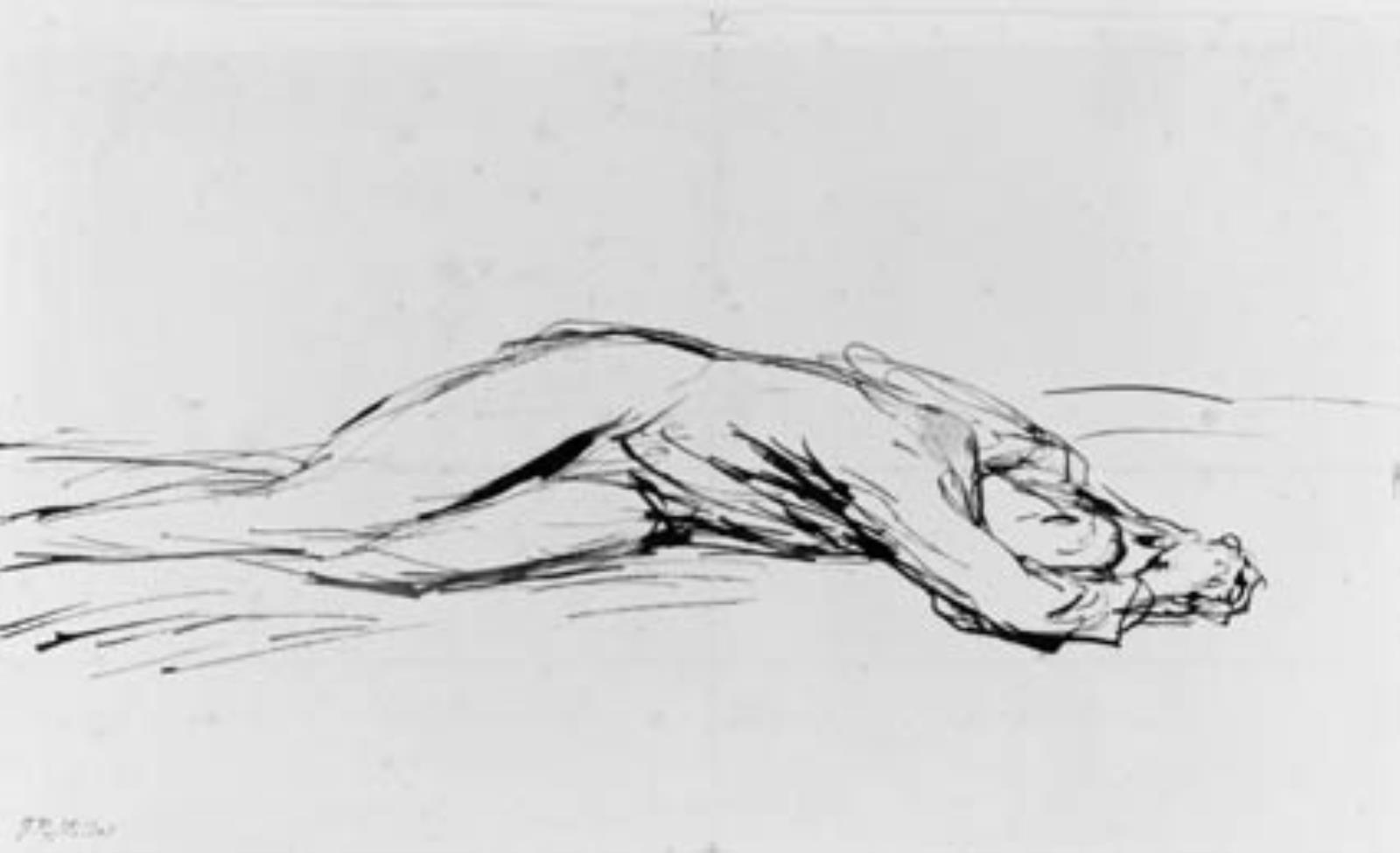 Jean François Millet, Liggende figur