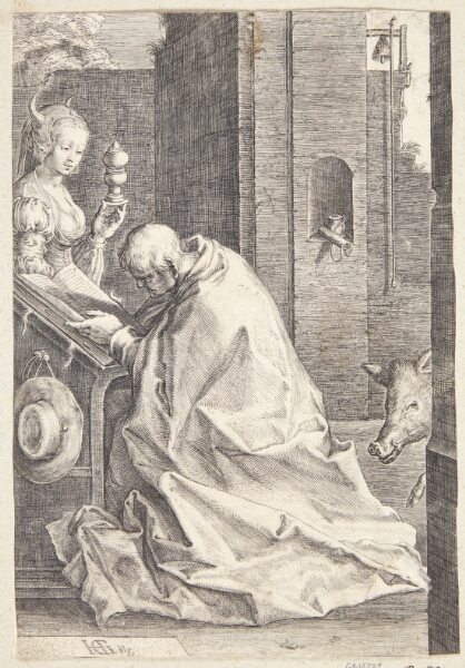 Hendrick Goltzius, Skt. Antonius' fristelser
