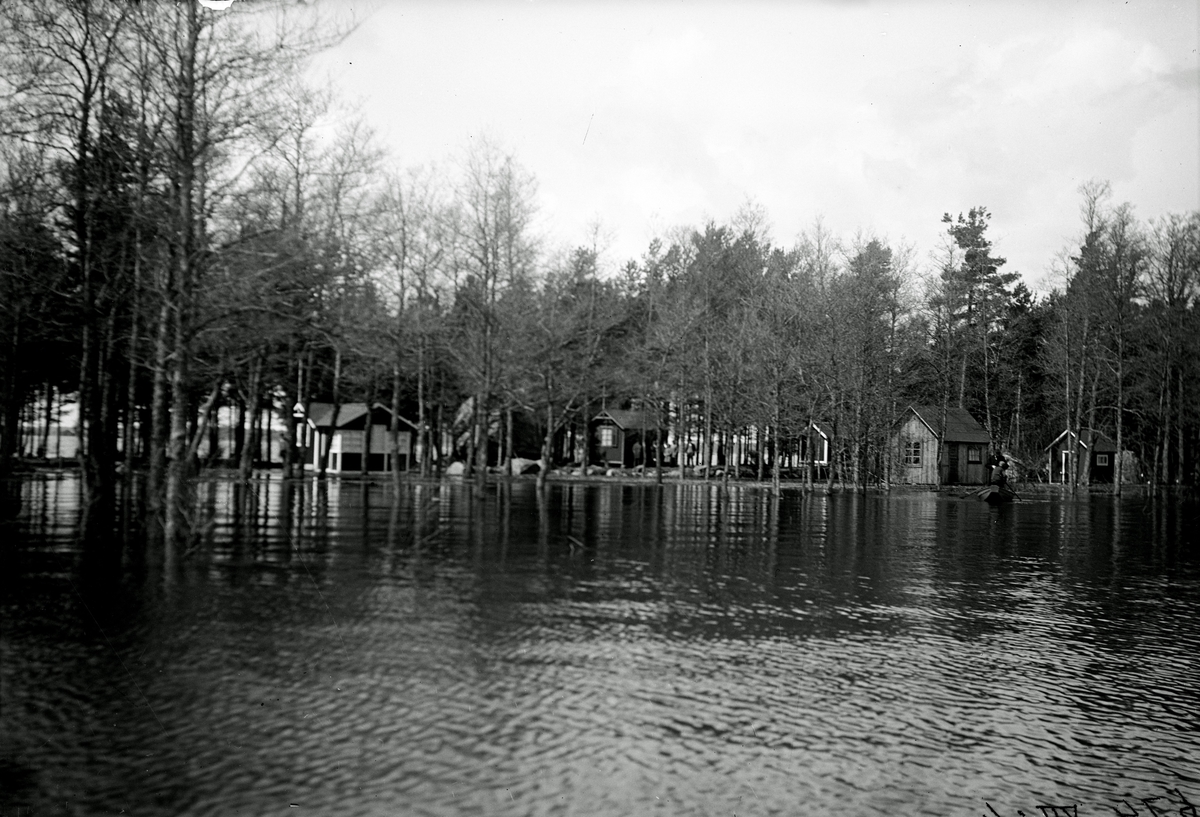 Ellert Johan Viktor Sörman, Översvämning vid Malmön 1924. Fotograf E Sörman.