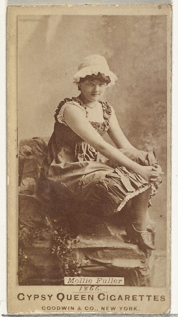 Goodwin & Company, Mollie Fuller, from the Actors and Actresses series (N171) for Gypsy Queen Cigarettes