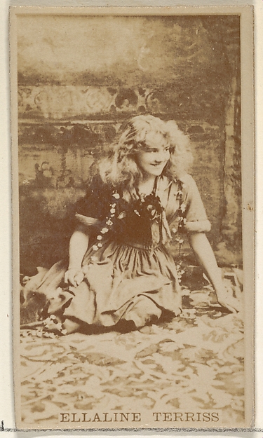 Allen & Ginter, Ellaline Terriss, from the Actors and Actresses series (N45, Type 8) for Virginia Brights Cigarettes