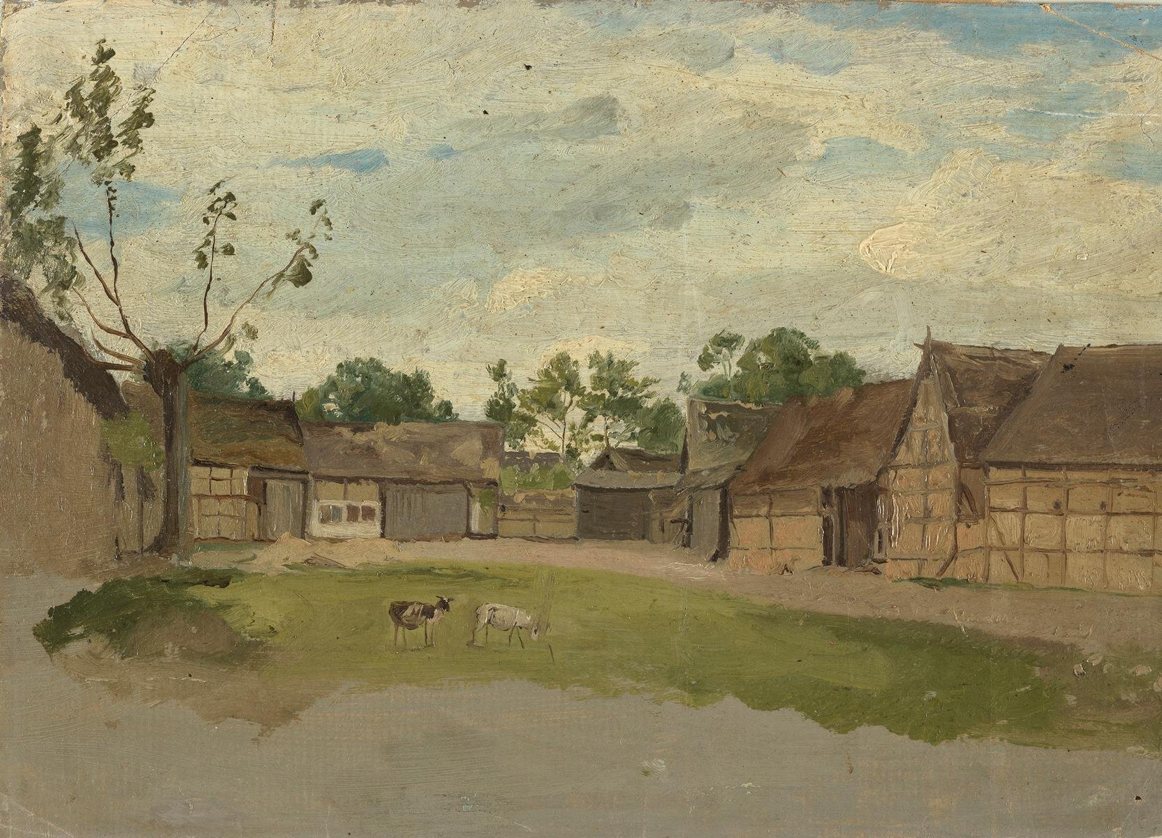 Carl Krüger (Maler), Bauerngehöft