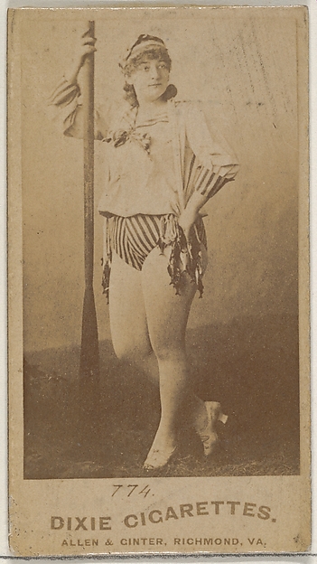 Allen & Ginter, Card 774, from the Actors and Actresses series (N45, Type 7) for Dixie Cigarettes