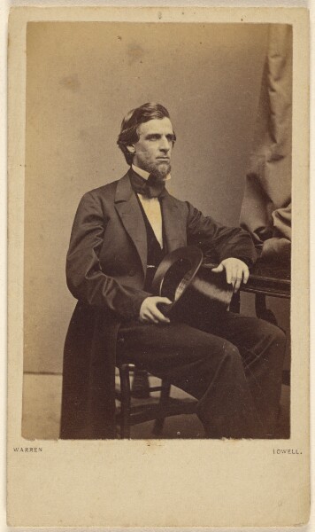 George Kendall Warren, [Man seated, holding a top hat]