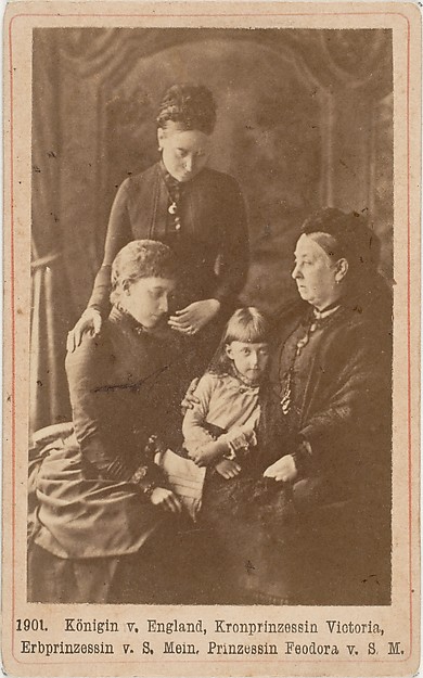 Unknown, Königin v. England, Kronprinzessin Victoria, Erbprinzessin v. S. Mein, Prinzessin Feodora v. S. M.