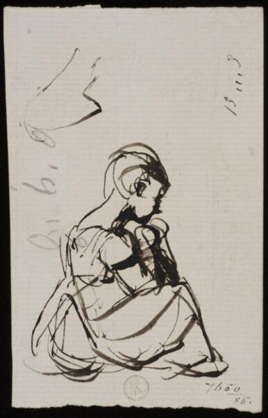 William Etty, Drawing
