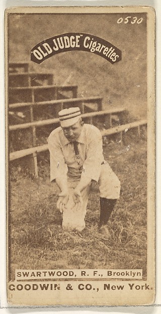 Goodwin & Company, Swartwood, Right Field, Brooklyn, from the Old Judge series (N172) for Old Judge Cigarettes
