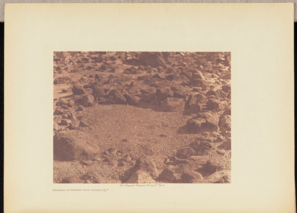 Edward S. Curtis, Remains of Ancient Fish-pounds (a)