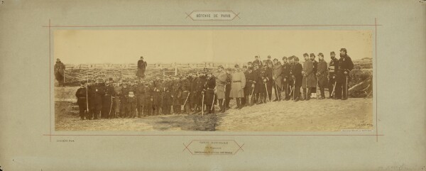 André Adolphe-Eugène Disdéri, Garde Nationale, 7e Bataillon, Lt-Colonel Martin du Nord