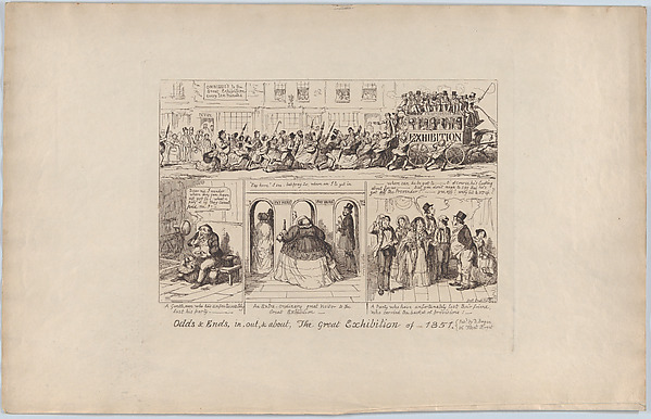 George Cruikshank, Odds & Ends, in, out & about, the Great Exhibition of 1851