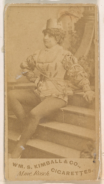 William S. Kimball & Company, Mme. Rosch, from the Actresses series (N203) issued by Wm. S. Kimball & Co.