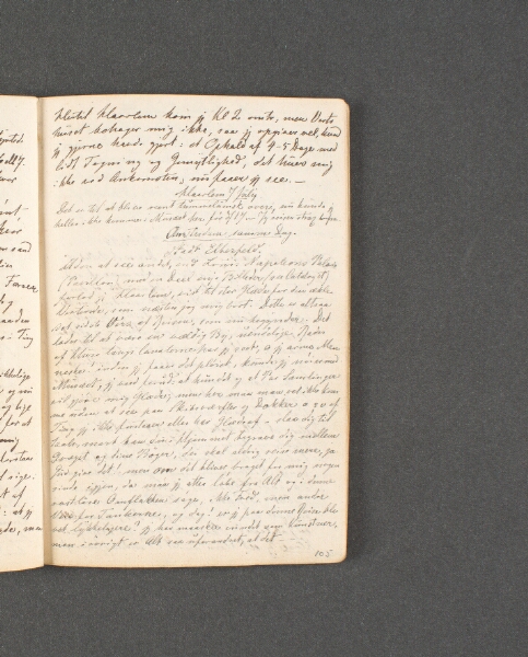 Johan Thomas Lundbye, Rejsedagbog. Haarlem og Amsterdam