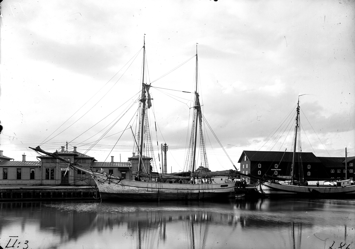 Ellert Johan Viktor Sörman, Skonaren Valborg 1909. Fotograf E Sörman.