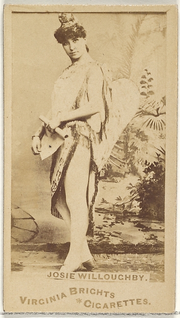 Allen & Ginter, Josie Willoughby, from the Actors and Actresses series (N45, Type 1) for Virginia Brights Cigarettes
