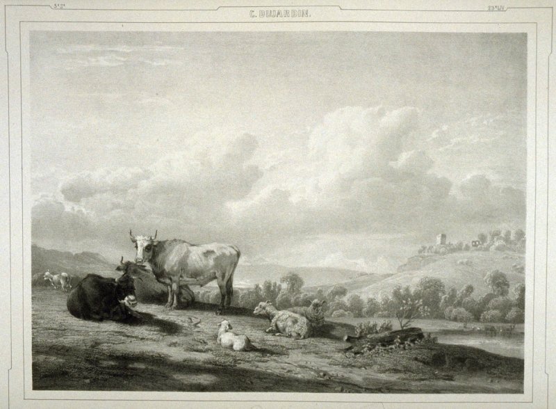 Karel Dujardin, Farm animals at pasture