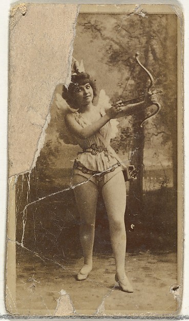 W. Duke, Sons & Co., [Actress dressed as cupid], from the Actors and Actresses series (N145-8) issued by Duke Sons & Co. to promote Duke Cigarettes