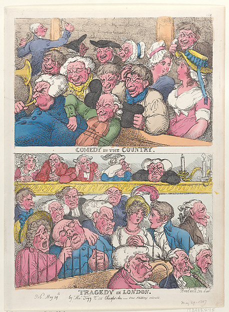 Thomas Rowlandson, Comedy in the Country, Tragedy in London