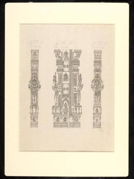 Unknown, Architectural drawing of Tirumala Nayak at Madura,