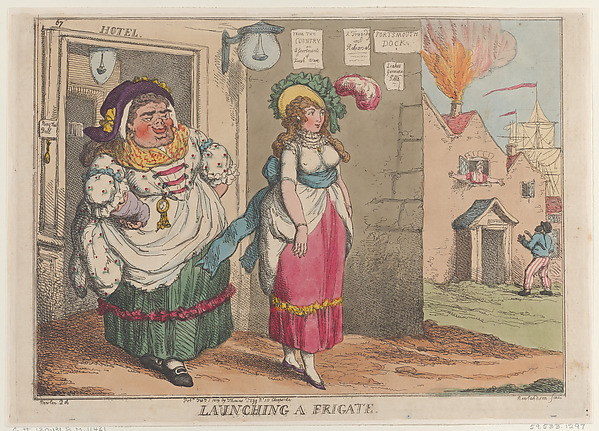 Thomas Rowlandson, Launching a Frigate
