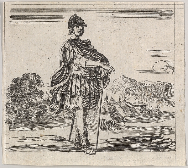 Stefano della Bella, Mars, from "Game of Mythology" (Jeu de la Mythologie)