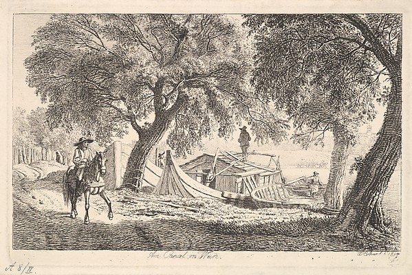 Johann Christoph Erhard, On the Canal in Vienna