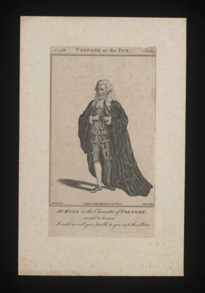 James Roberts, Mr. Hull in the character of Voltore