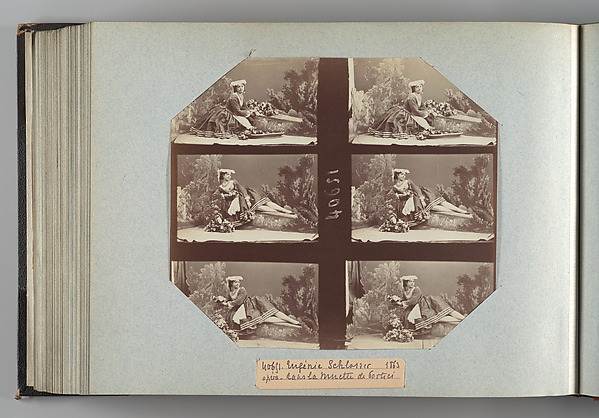 André-Adolphe-Eugène Disdéri, Eugénie Schlosser dans la muette de Portici