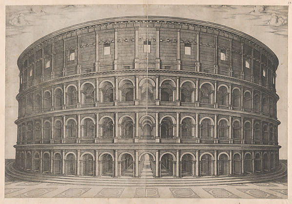 Anonymous, The Colosseum, from "Speculum Romanae Magnificentiae"