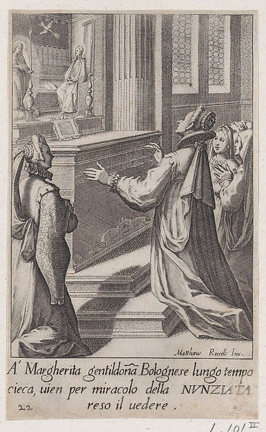 Jacques Callot, Margherita, from Scelta d'Alcuni Miracoli e Grazie della Santissima Nunziata di Firenze (Selection of Some Miracles and Graces that Occurred in the Church of the Annunziata in Florence)