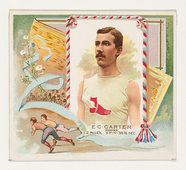 Allen & Ginter, E.C. Carter, Runner, from World's Champions, Second Series (N43) for Allen & Ginter Cigarettes