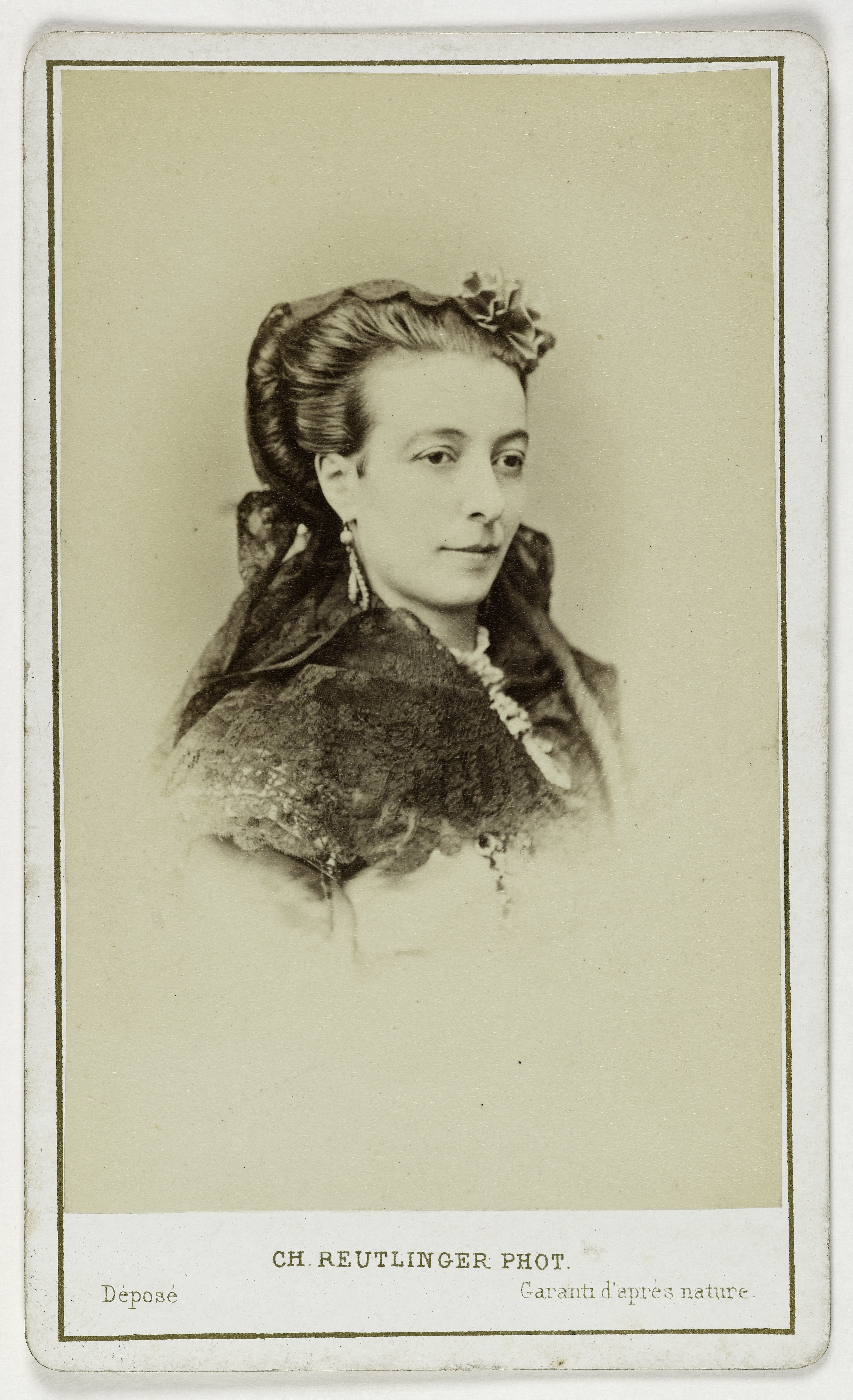 Charles Reutlinger, Portrait de Guérard Clémence, (actrice)