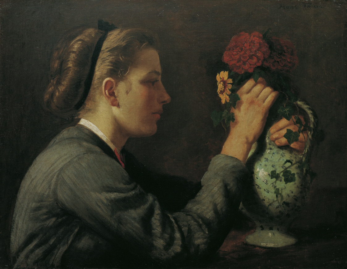 Hans Thoma, Agathe Thoma, sister of the artist