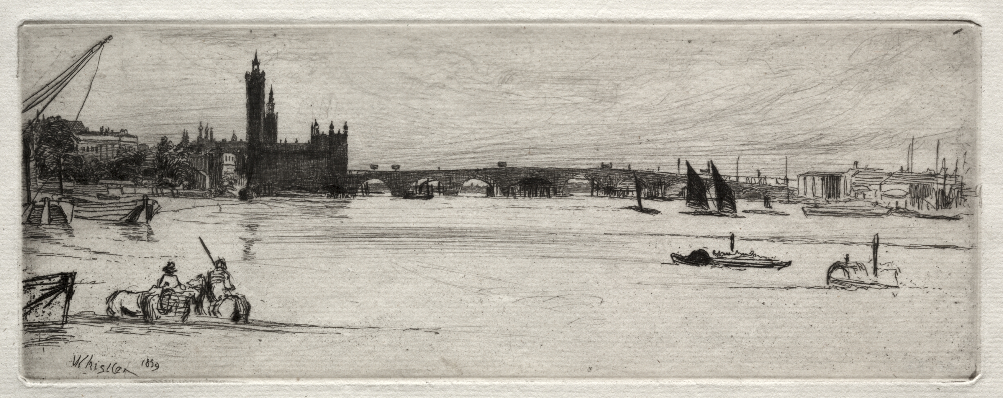 James McNeill Whistler, Old Westminster Bridge
