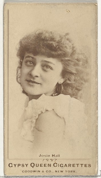 Goodwin & Company, Josie Hall, from the Actors and Actresses series (N171) for Gypsy Queen Cigarettes
